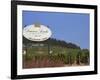 Sign for Domaine Laroche and the Les Clos Grand Cru Vineyard, Chablis, France-Per Karlsson-Framed Photographic Print