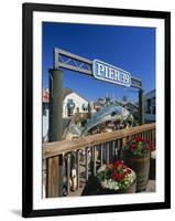 Sign for Pier 39, Fisherman's Wharf, San Francisco, California, USA-Tomlinson Ruth-Framed Photographic Print