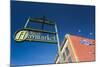 Sign for the Haymarket District, Lincoln, Nebraska, USA-Walter Bibikow-Mounted Photographic Print