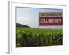 Sign Ici Commence Le Chambertin, Grand Cru Vineyard, Bourgogne, France-Per Karlsson-Framed Photographic Print