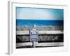 Sign Indicating Distance from Nantucket Island to Spain.-Sabine Jacobs-Framed Photographic Print