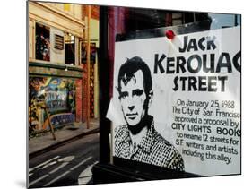 Sign, Jack Kerouac Street, North Beach District, San Francisco, United States of America-Richard Cummins-Mounted Photographic Print