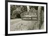 Sign Marking Oregon Trail, Near Columbia River-null-Framed Premium Giclee Print