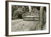 Sign Marking Oregon Trail, Near Columbia River-null-Framed Art Print