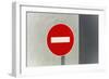 Sign, No Entry, One-Way Street-Catharina Lux-Framed Photographic Print