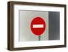 Sign, No Entry, One-Way Street-Catharina Lux-Framed Photographic Print