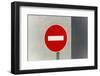 Sign, No Entry, One-Way Street-Catharina Lux-Framed Photographic Print