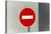 Sign, No Entry, One-Way Street-Catharina Lux-Stretched Canvas