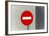 Sign, No Entry, One-Way Street-Catharina Lux-Framed Photographic Print