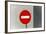 Sign, No Entry, One-Way Street-Catharina Lux-Framed Photographic Print