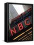 Sign of NBC News at the Rockefeller Center, New York City, New York, Usa-Bruce Yuanyue Bi-Framed Stretched Canvas