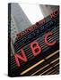 Sign of NBC News at the Rockefeller Center, New York City, New York, Usa-Bruce Yuanyue Bi-Stretched Canvas