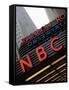 Sign of NBC News at the Rockefeller Center, New York City, New York, Usa-Bruce Yuanyue Bi-Framed Stretched Canvas