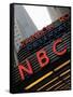 Sign of NBC News at the Rockefeller Center, New York City, New York, Usa-Bruce Yuanyue Bi-Framed Stretched Canvas