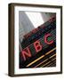 Sign of NBC News at the Rockefeller Center, New York City, New York, Usa-Bruce Yuanyue Bi-Framed Photographic Print