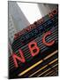 Sign of NBC News at the Rockefeller Center, New York City, New York, Usa-Bruce Yuanyue Bi-Mounted Photographic Print