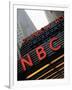 Sign of NBC News at the Rockefeller Center, New York City, New York, Usa-Bruce Yuanyue Bi-Framed Photographic Print