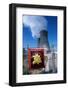 Sign on Fence at Nuclear Power Plant-null-Framed Photographic Print