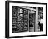 Sign Outside Luncheonette on Skid Row-Alfred Eisenstaedt-Framed Photographic Print