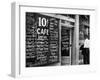 Sign Outside Luncheonette on Skid Row-Alfred Eisenstaedt-Framed Photographic Print