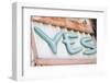 Sign saying 'YES'. La Paz, Mexico.-Julien McRoberts-Framed Photographic Print