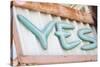 Sign saying 'YES'. La Paz, Mexico.-Julien McRoberts-Stretched Canvas