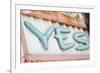 Sign saying 'YES'. La Paz, Mexico.-Julien McRoberts-Framed Photographic Print