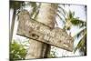 Sign to Anse Source D'Argent Beach, L'Union Estate Plantation, La Digue, Seychelles-Jon Arnold-Mounted Photographic Print