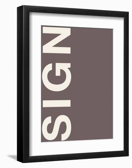 Sign-Design Fabrikken-Framed Art Print