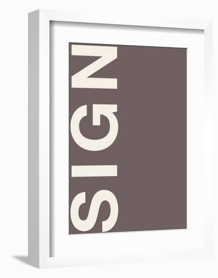 Sign-Design Fabrikken-Framed Art Print