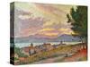 Signac: St Tropez, 1896-Paul Signac-Stretched Canvas