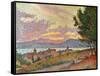 Signac: St Tropez, 1896-Paul Signac-Framed Stretched Canvas