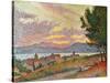 Signac: St Tropez, 1896-Paul Signac-Stretched Canvas