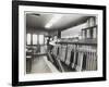 Signal Box at Surbiton for the Southern Railway-null-Framed Art Print