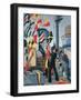 Signal Flag Hoist, C.1945-Donald C. Mackay-Framed Giclee Print