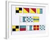 Signal Flags, Spelling Look and Learn-Escott-Framed Giclee Print