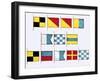 Signal Flags, Spelling Look and Learn-Escott-Framed Giclee Print