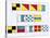 Signal Flags, Spelling Look and Learn-Escott-Stretched Canvas