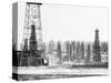 Signal Hill Oil Derricks-null-Stretched Canvas