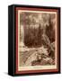 Signal Rock. Elk Canyon on Black Hills and Ft. P. R.R-John C. H. Grabill-Framed Stretched Canvas