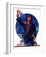 "Signaller,"December 19, 1931-J.F. Kernan-Framed Giclee Print