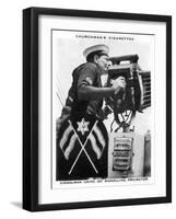 Signalman Using 20 Signalling Projector, 1937-WA & AC Churchman-Framed Giclee Print