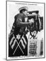 Signalman Using 20 Signalling Projector, 1937-WA & AC Churchman-Mounted Giclee Print