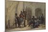 Signare et serviteurs à Gorée-Edouard Auguste Nousveaux-Mounted Giclee Print