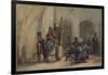 Signare et serviteurs à Gorée-Edouard Auguste Nousveaux-Framed Giclee Print