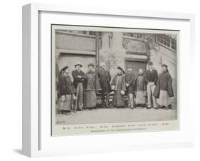 Signatories of the Sikkim-Tibet Convention-null-Framed Giclee Print