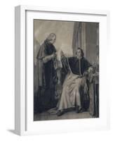 Signature du Concordat entre la France et le Saint-Siège, par le pape Pie VII, le 15 août 1801 (le-Jean-Baptiste Joseph Wicar-Framed Giclee Print