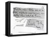 Signature of Emile Zola-null-Framed Stretched Canvas