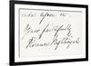 Signature of Florence Nightingale-null-Framed Giclee Print