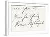 Signature of Florence Nightingale-null-Framed Giclee Print